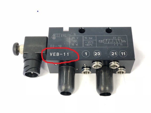 VALVE CONTROLE DESCENTE AUTO EBS VEB-11