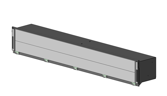 COFFRE PORTE-REHAUSSE 3240X400X500MM