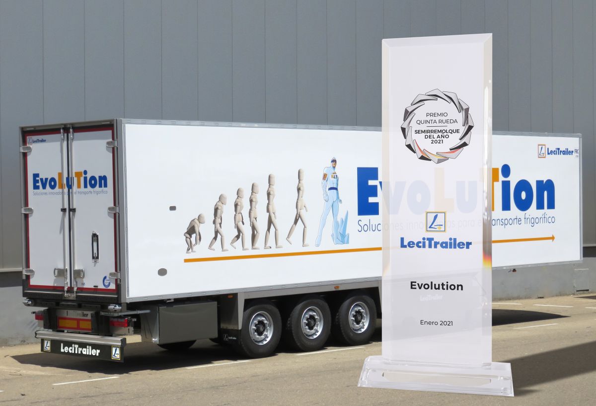 The Evolution reefer by Lecitrailer, best semi-trailer of the year in Spain