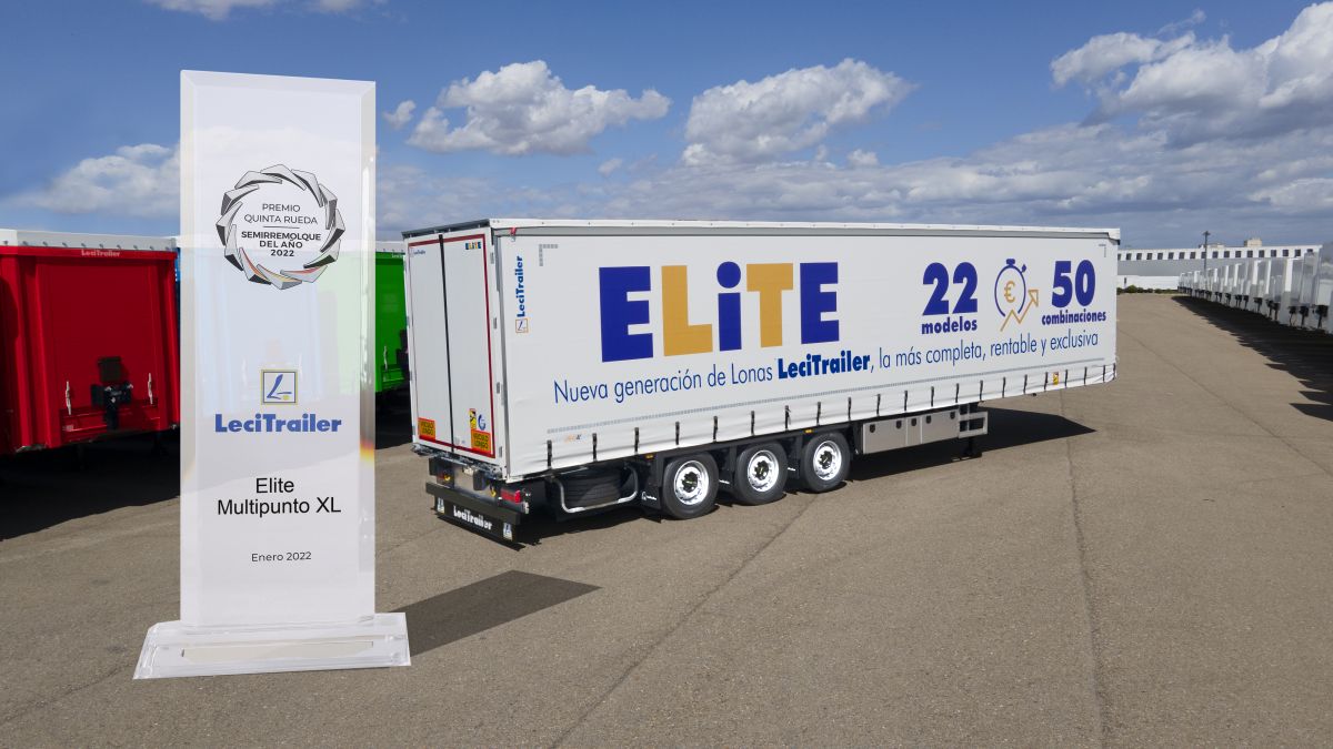 L'Elite Multipunto XL de Lecitrailer est la meilleure semi-remorque de l'année en Espagne.