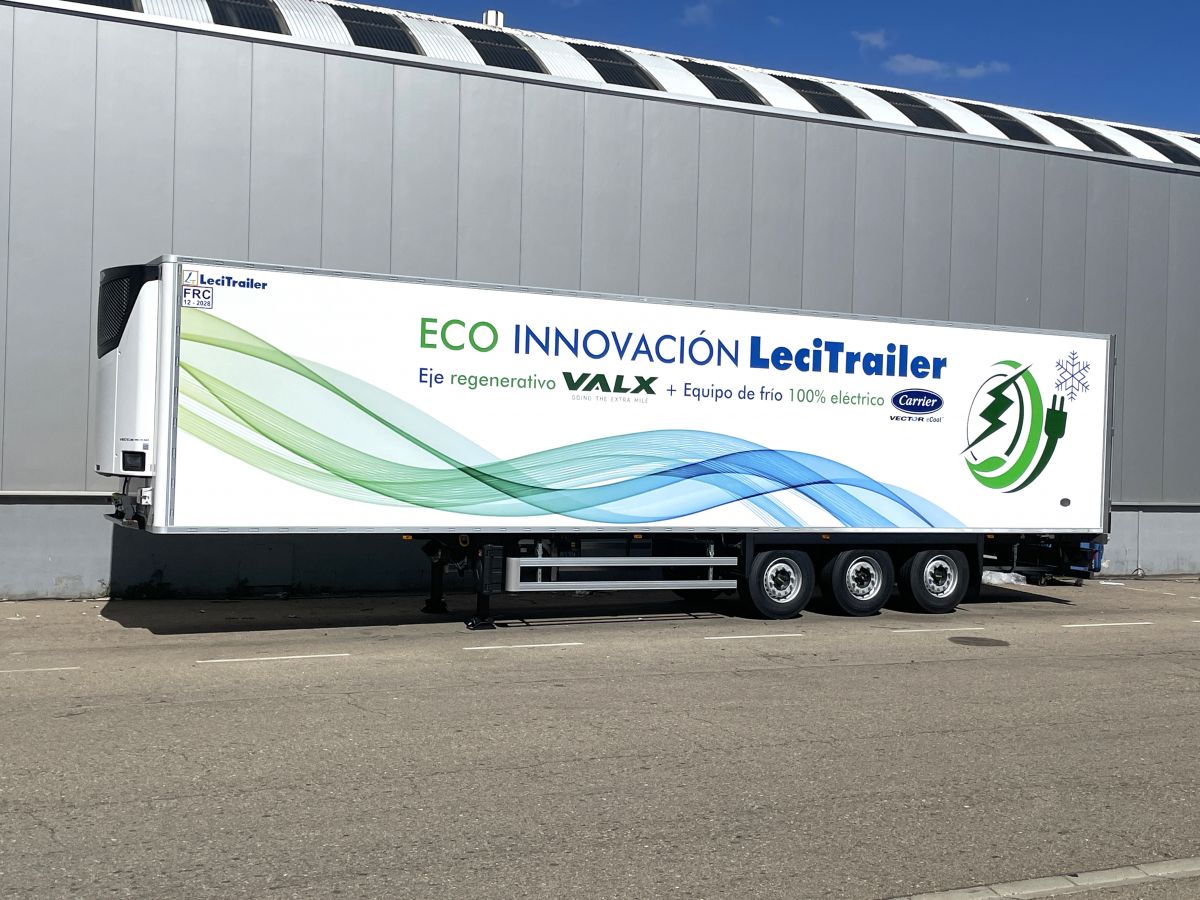 È in circolazione il primo Eco Frigo di Lecitrailer