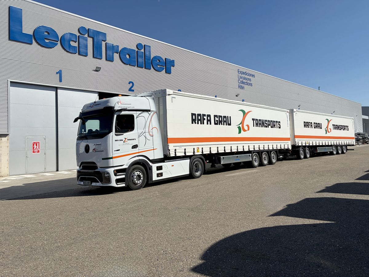 Rafa Grau Transports amplía su flota con 7 nuevas lonas elite y 3 dollies de Lecitrailer